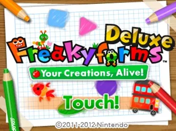 Freakyforms Deluxe - Your Creations Alive!(USA) screen shot title